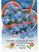 UItdeelzakje Vergeet Me niet