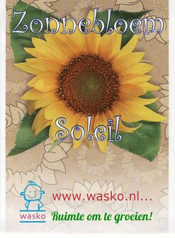 1000 uitdeelzakjes Biologische Zonnebloemzaden met uw tekst/logo