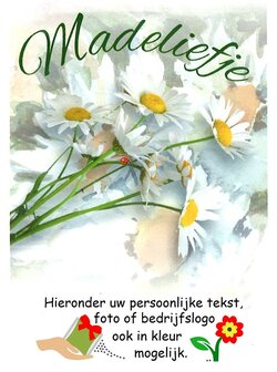 Uitdeelzakje Madeliefzaden