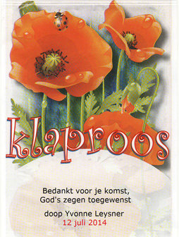 Papaver - Klaproos