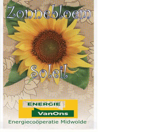 1000 uitdeelzakjes Biologische Zonnebloemzaden met uw tekst/logo