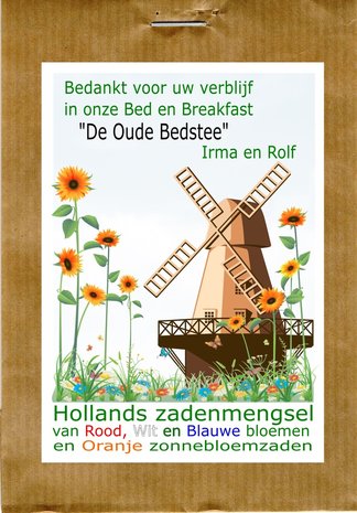 Hollands Mengsel met persoonlijke tekst / logo