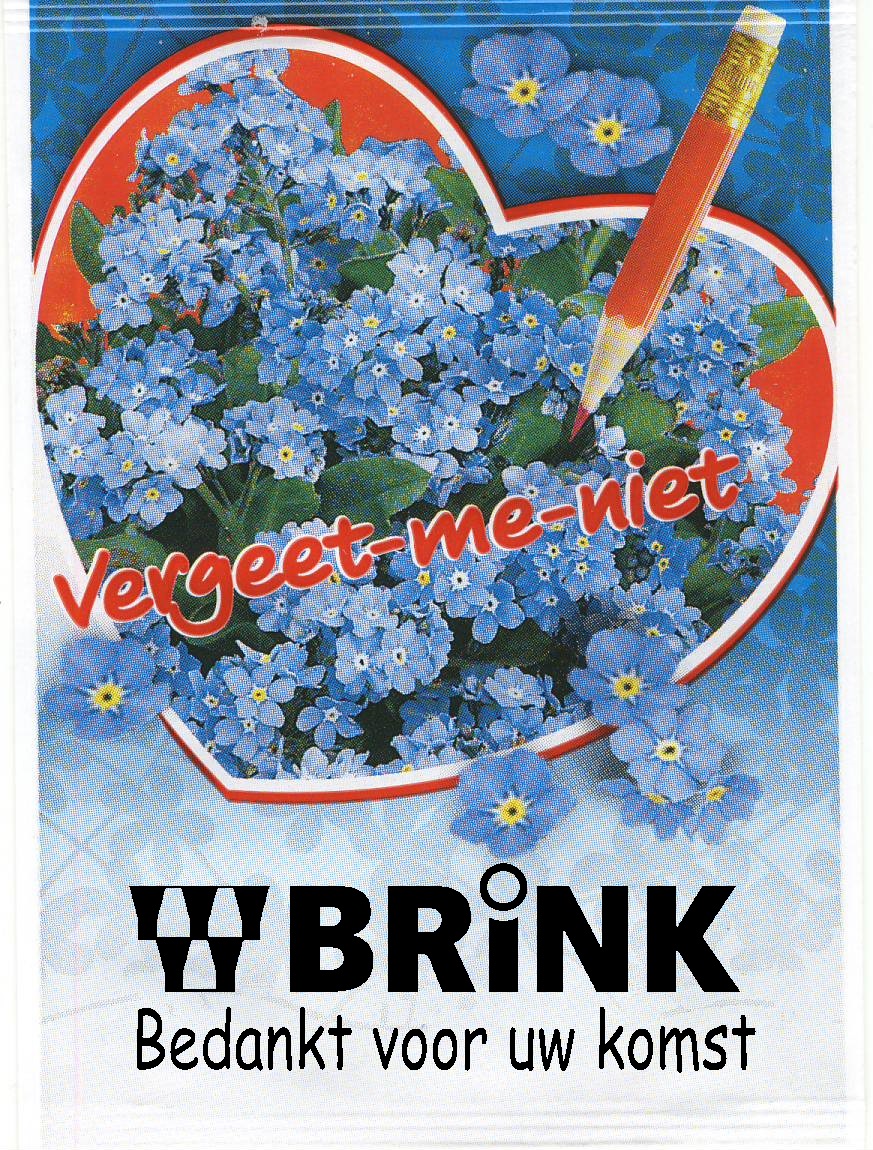 Uitdeelzakje Vergeet me nietjes