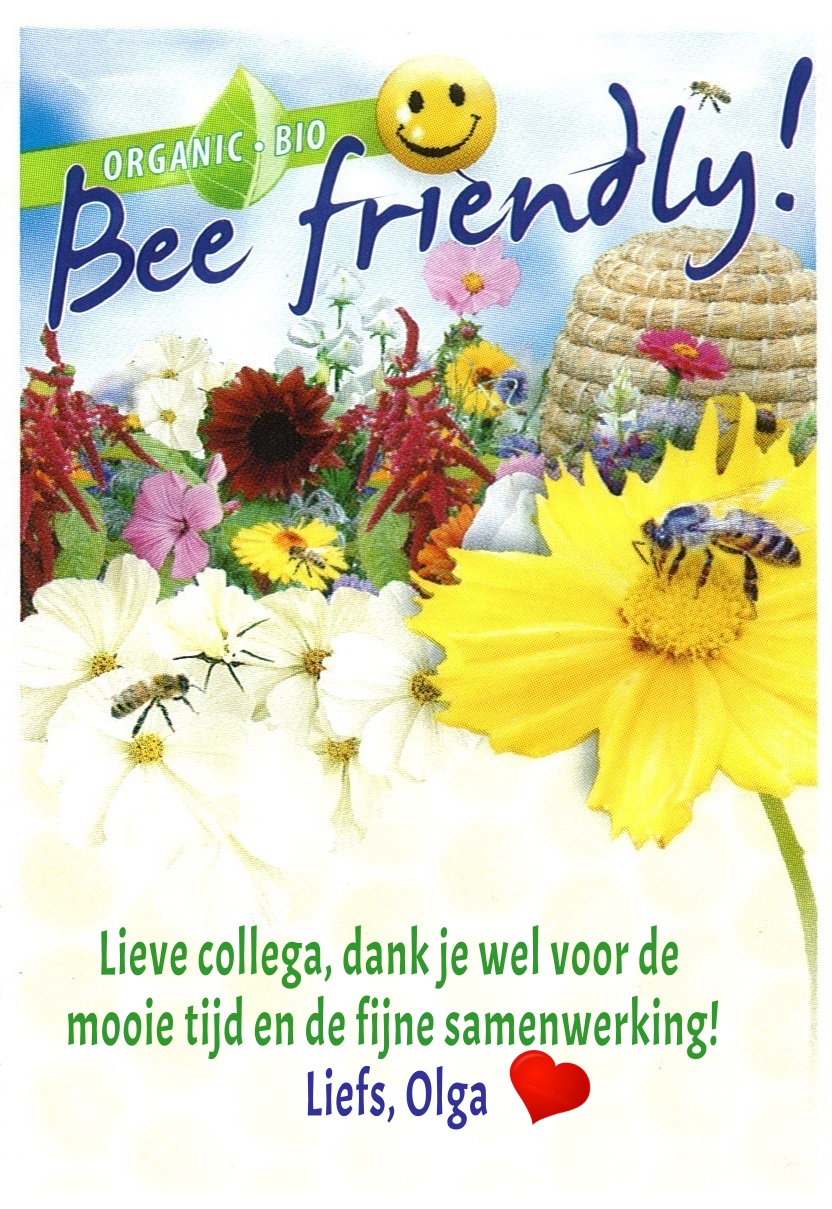 Uitdeelzakje bijenmengsel