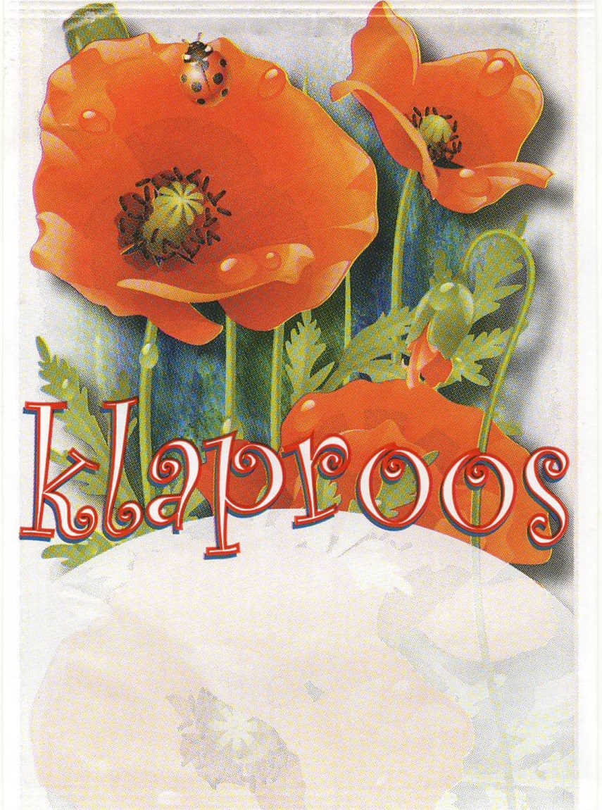 Uitdeelzakje klaproos / papaver